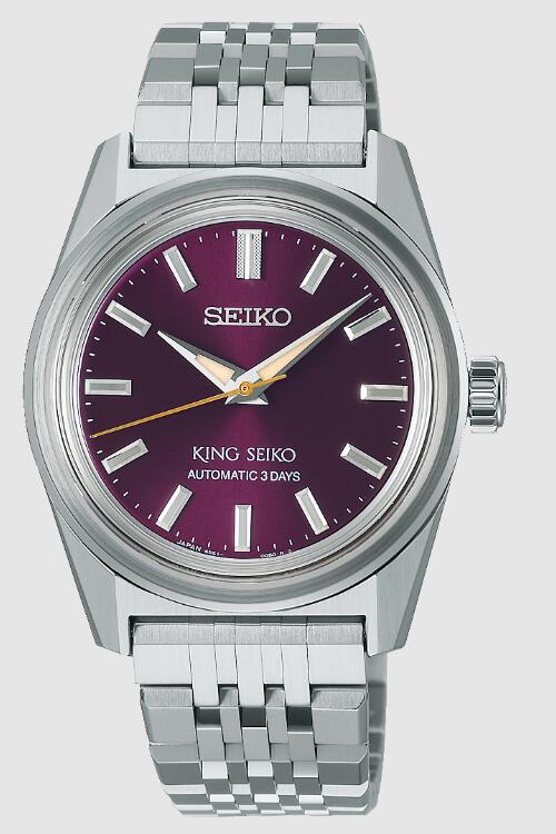 Seiko King Seiko KSK 6R in Preppy Burgundy SPB461J1 Replica Watch